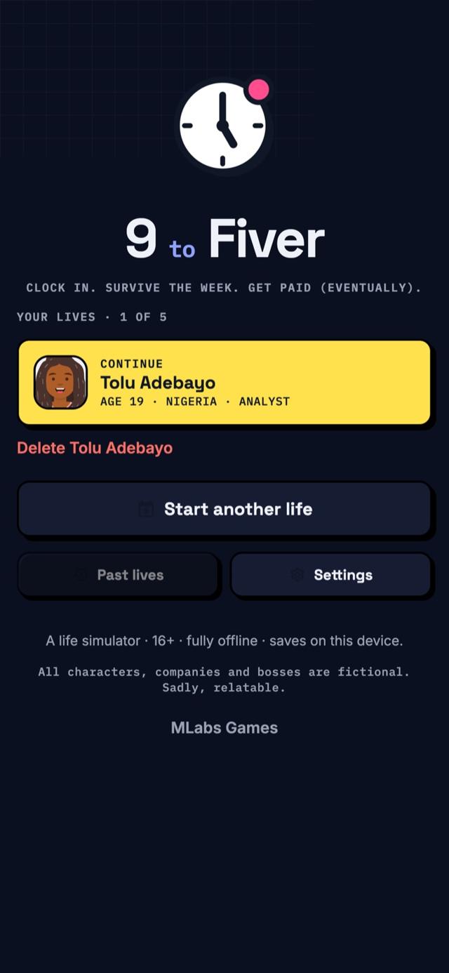 9 to Fiver screenshot